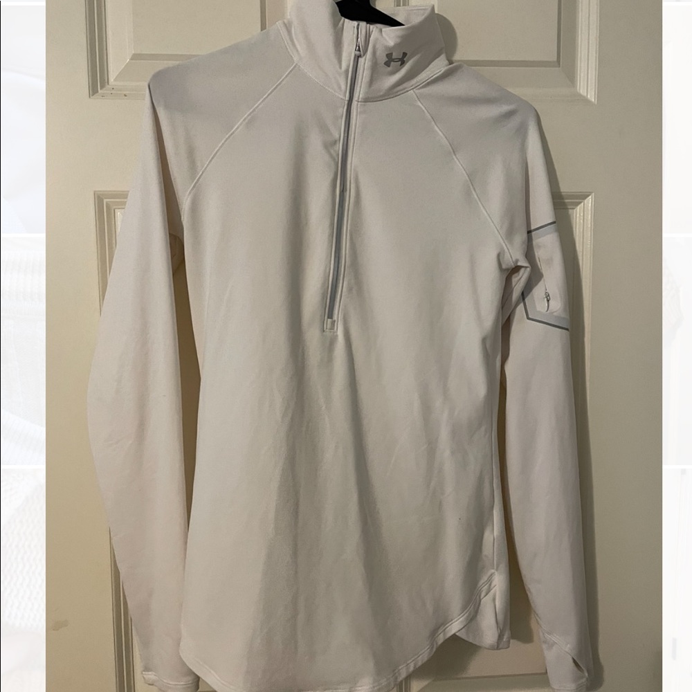 White Under Armour Quarter Zip - Picture 1 of 3